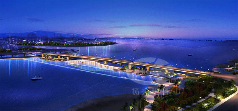 海南?；◢u夜游燈光