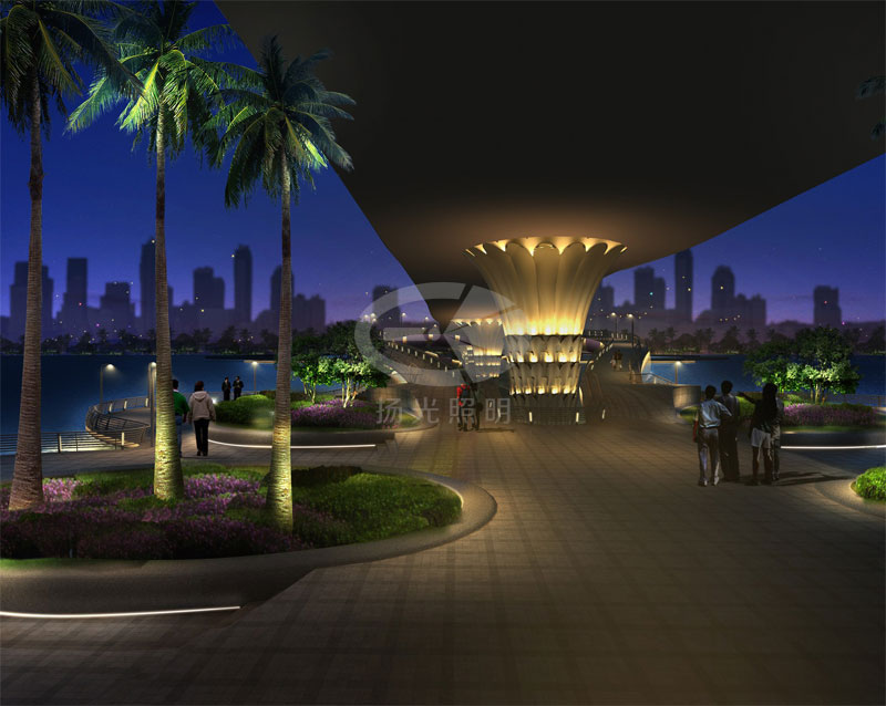 海南?；◢u夜游燈光